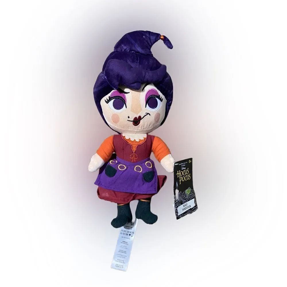 Hocus Pocus Mary Sanderson Witch Stuffed Animal Plush NWT